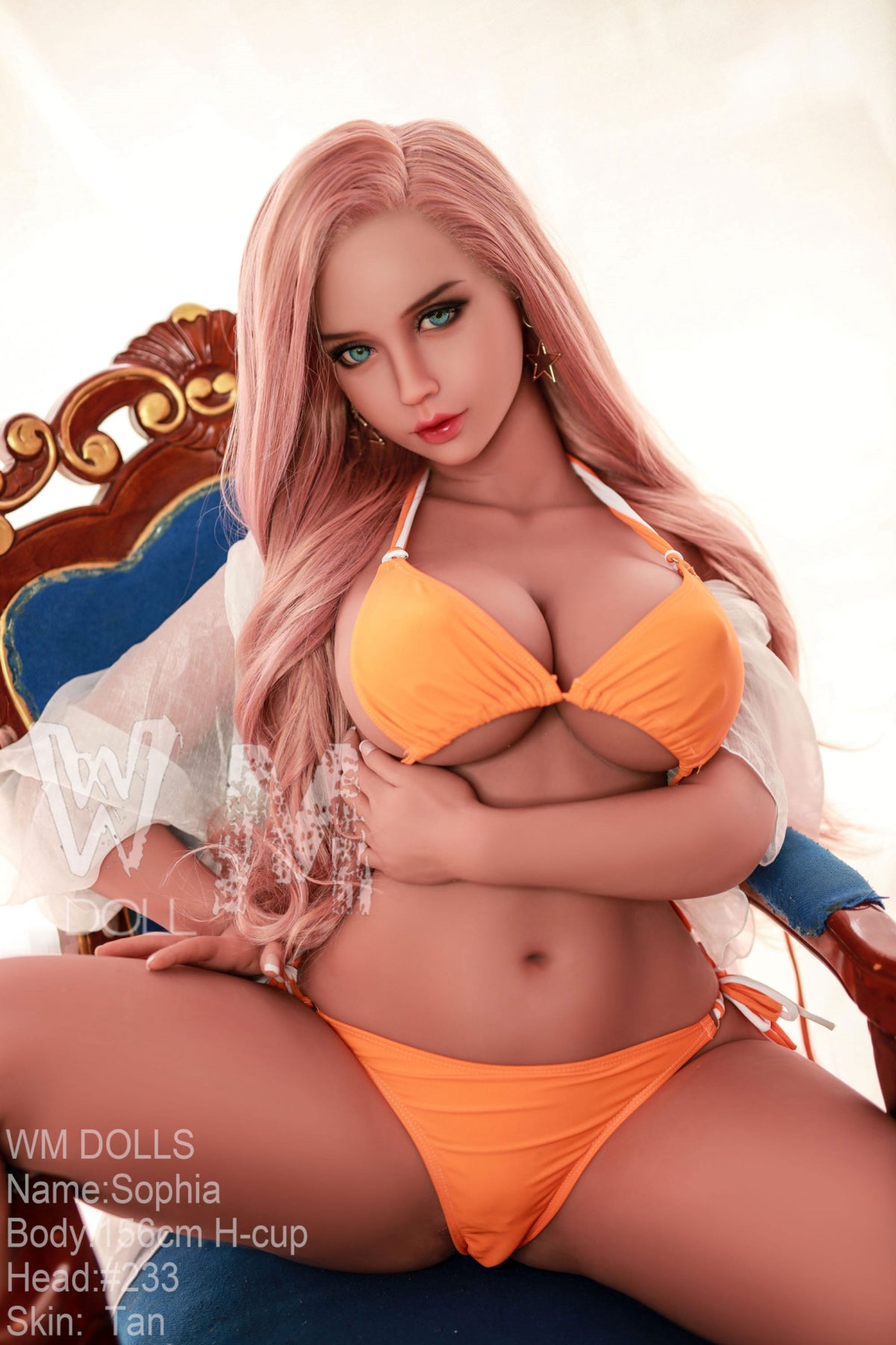 Gabriella: TPE 156Cm European Big Boobs Curvy Sex Dolls【WM Brand】