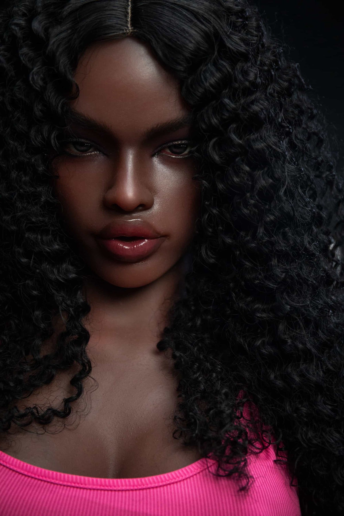 Aria: 165Cm Black Girl Silicon Sex Dolls