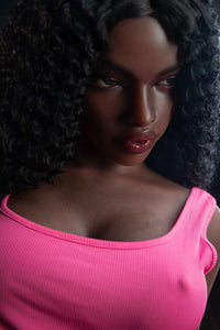 Aria: 165Cm Black Girl Silicon Sex Dolls