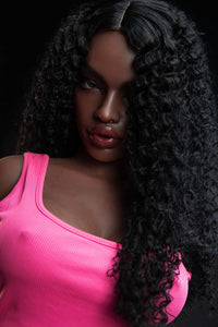 Aria: 165Cm Black Girl Silicon Sex Dolls
