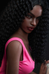 Aria: 165Cm Black Girl Silicon Sex Dolls